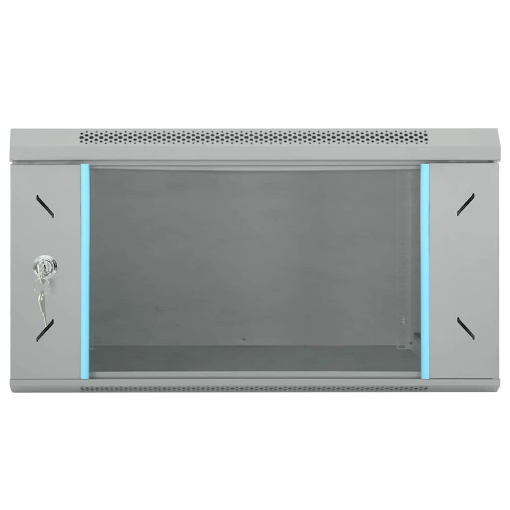 Armadio di rete Vidaxxl con contenitore grigio 53 x 60 x 30 cm in acciaio