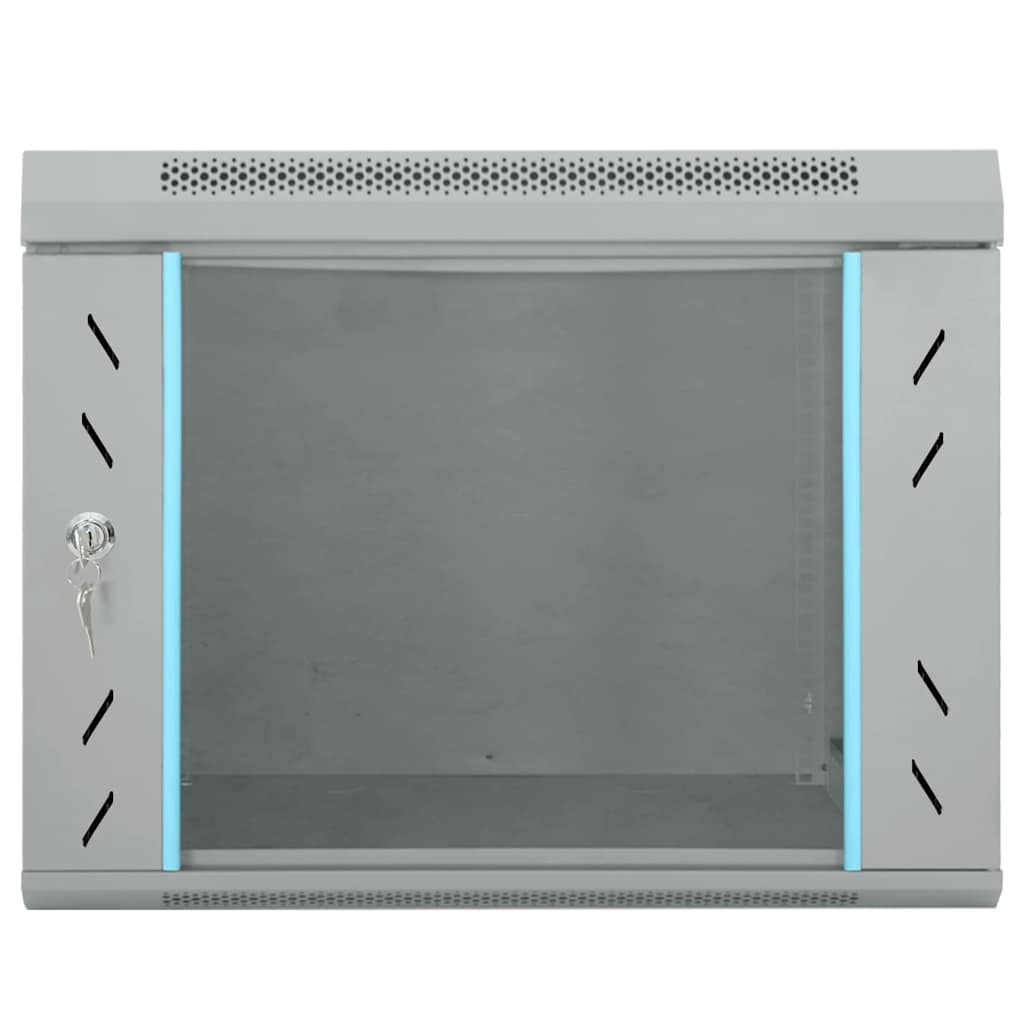 Armadio di rete Vidaxxl con contenitore grigio 53 x 60 x 45 cm in acciaio