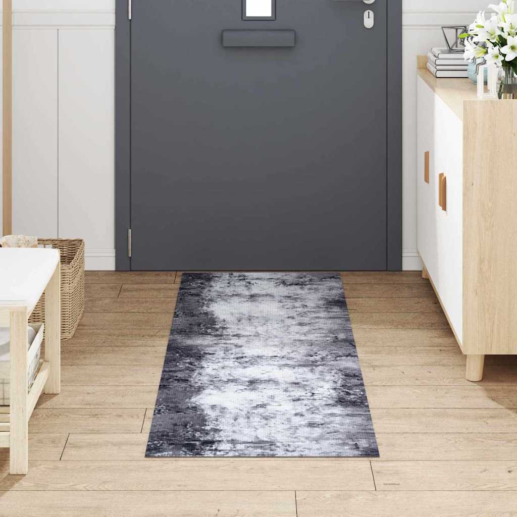 Vidaxx alfombra de cocina gris 180 x 60 cm terciopelo