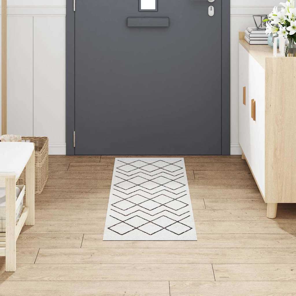 Tappeto da cucina Vidaxx bianco 150 x 45 cm in velluto