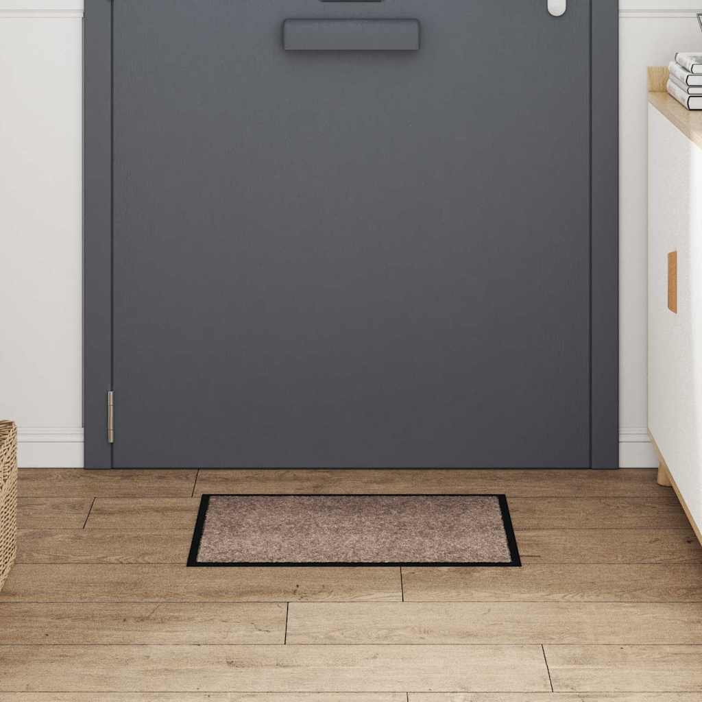 Zerbino Vidaxl beige 60 x 40 x 1,2 cm in tessuto orsacchiotto