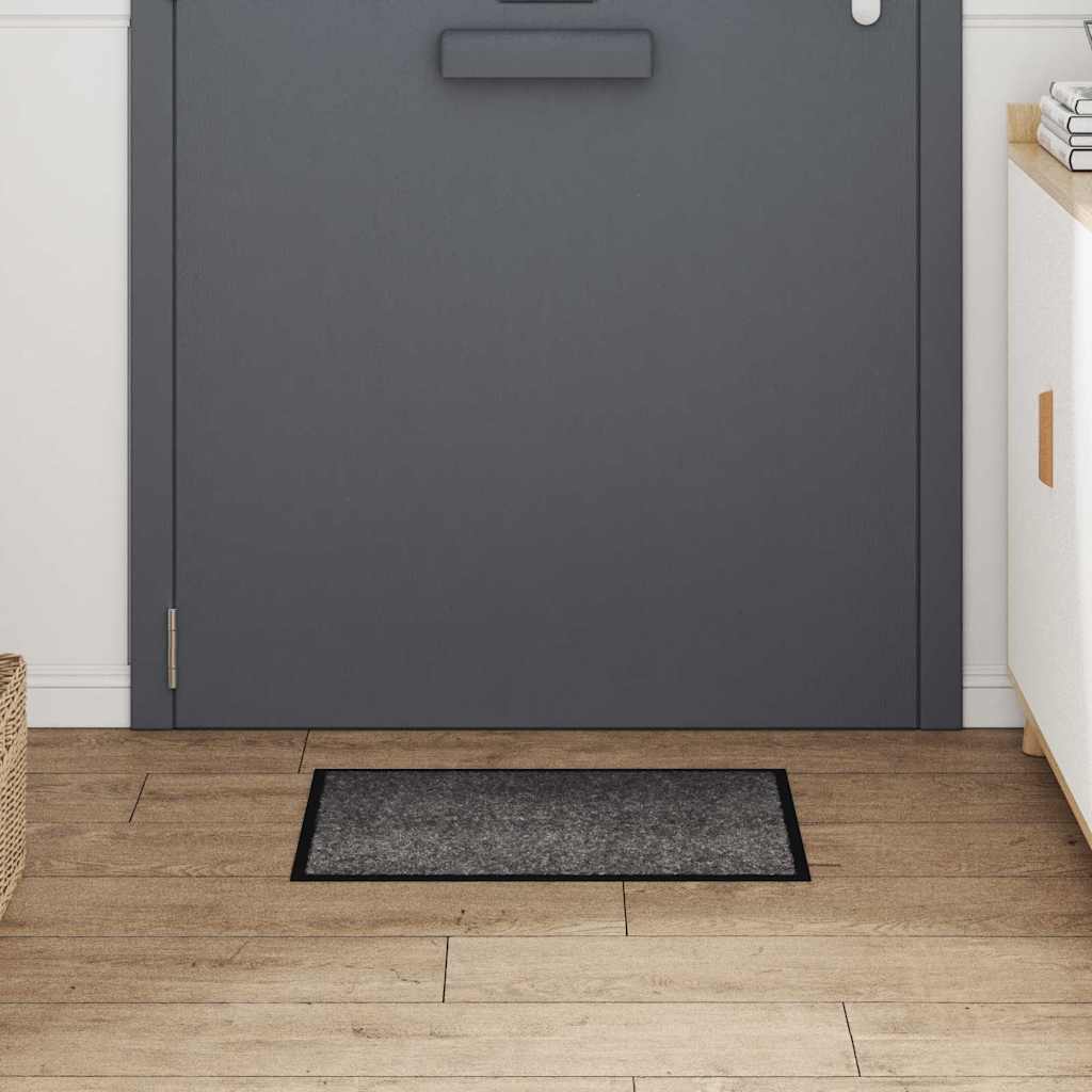 Zerbino Vidaxl grigio chiaro 60 x 40 x 1,2 cm in tessuto orsacchiotto