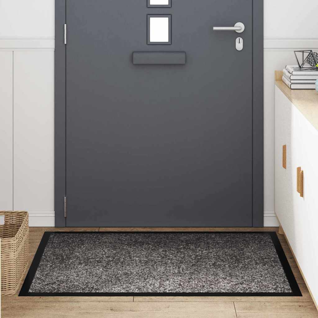 Zerbino Vidaxl grigio chiaro 60 x 40 x 1,2 cm in tessuto orsacchiotto
