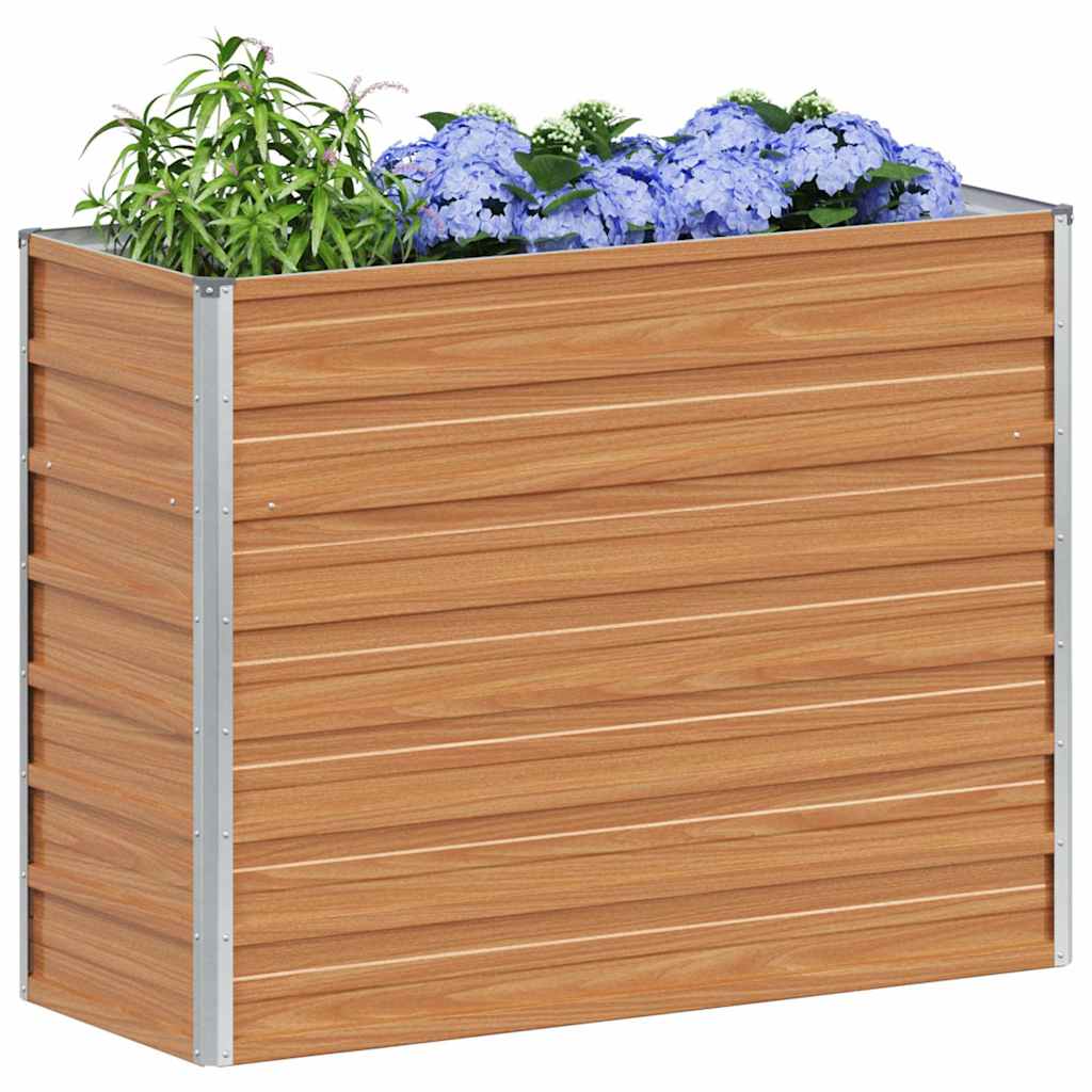 Vidaxx jardinera elevada marrón claro 100 x 40 x 77 cm