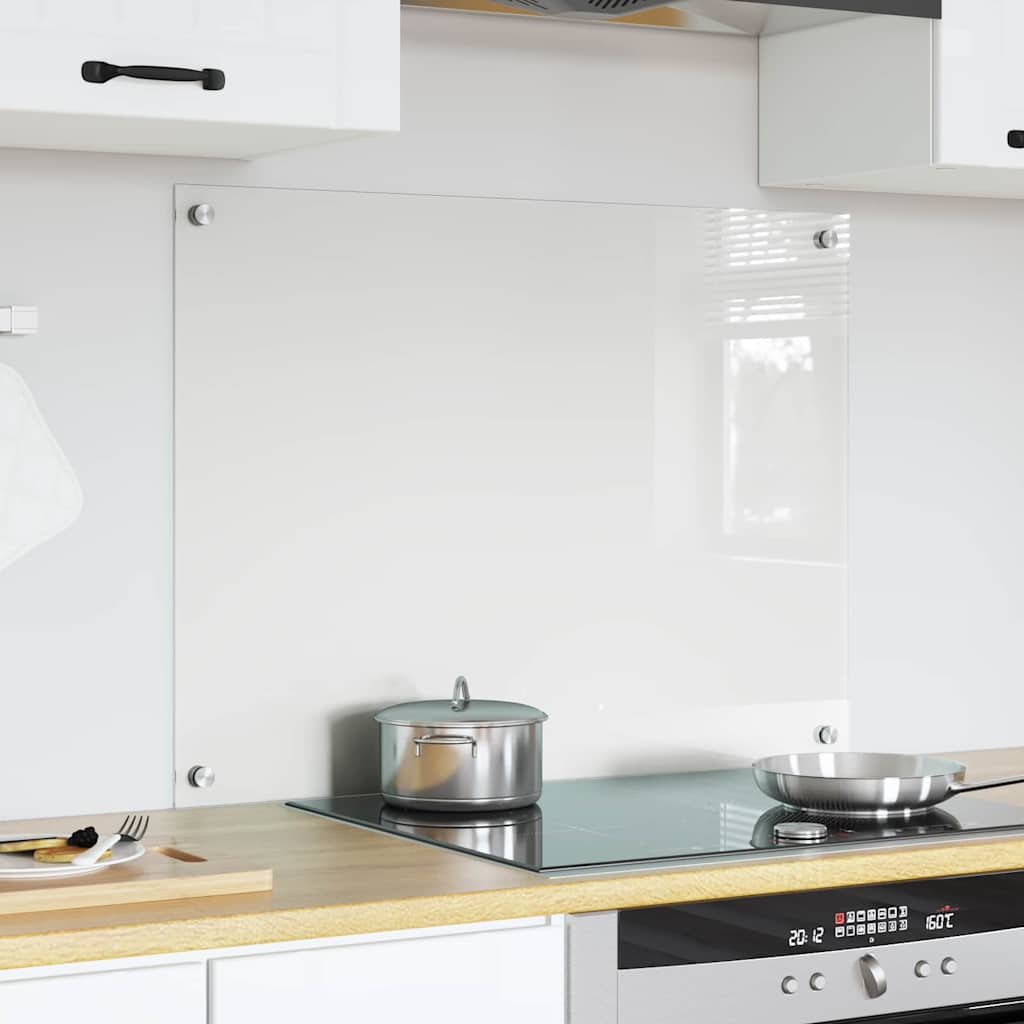 VidaXL pared trasera de cocina transparente 80 x 60 cm vidrio templado