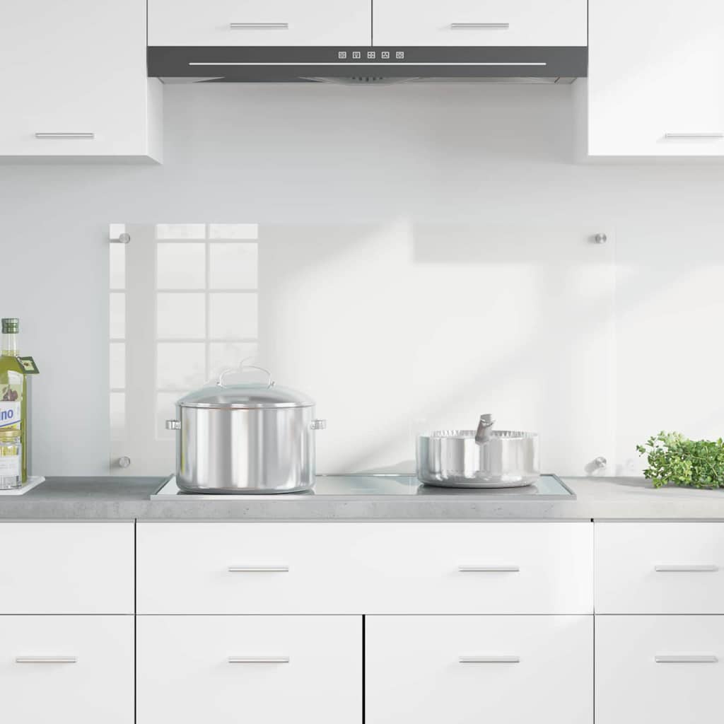 Vidaxx pared trasera de cocina transparente 100 x 50 cm vidrio templado