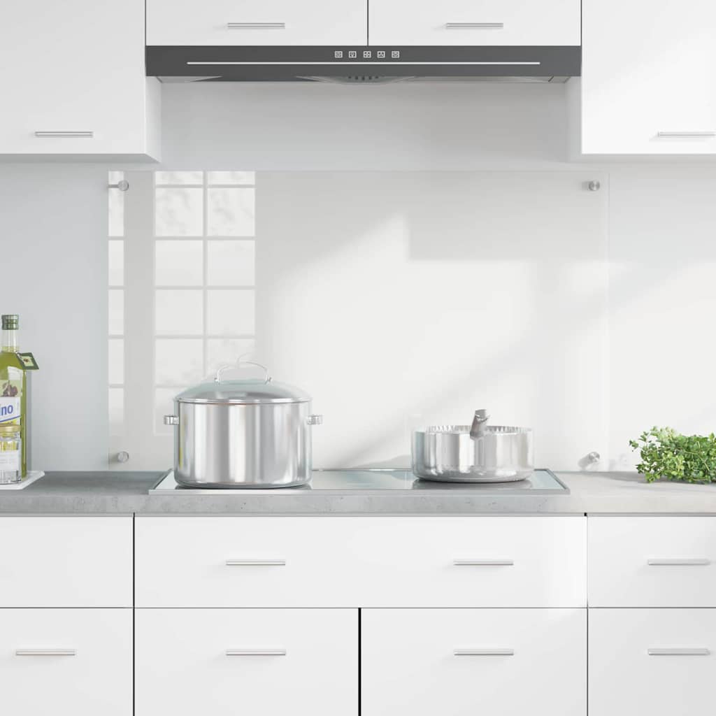 Vidaxx pared trasera de cocina transparente 100 x 60 cm vidrio templado