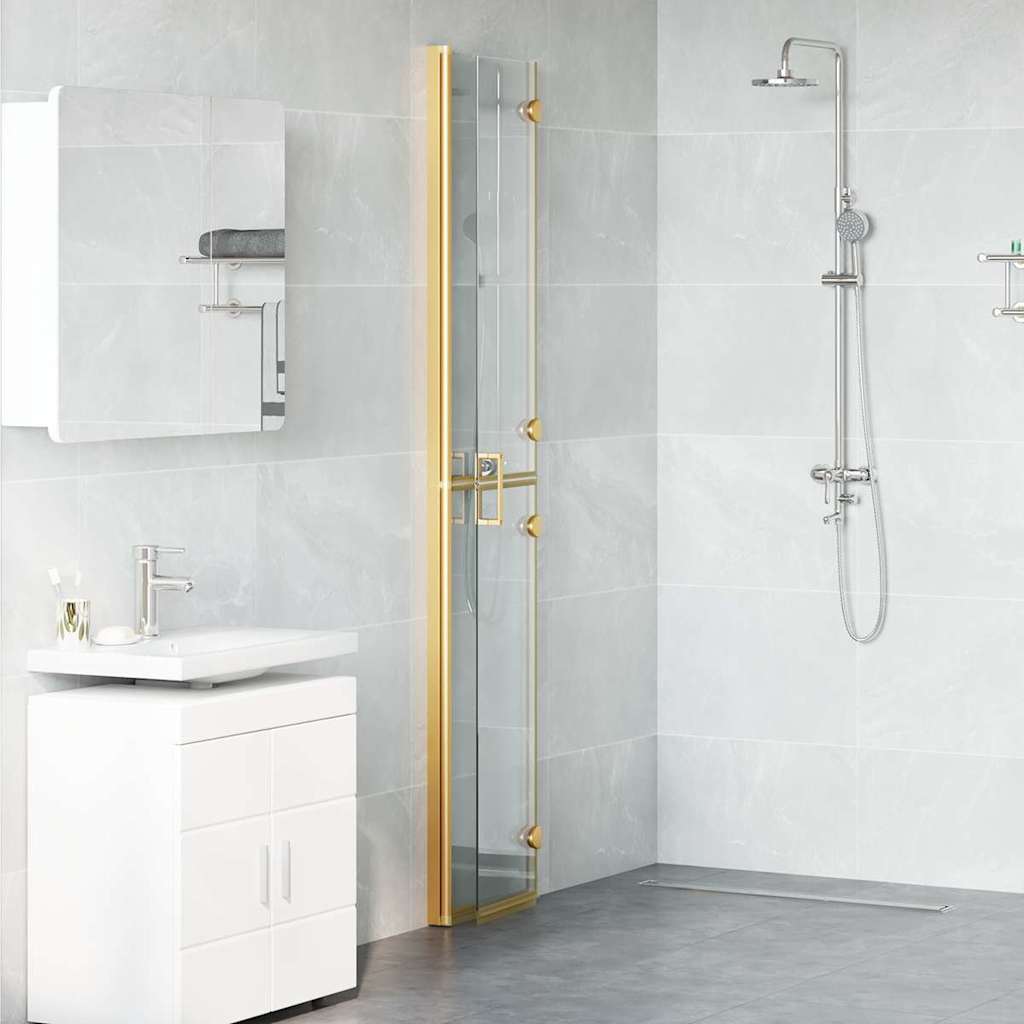 Parete doccia walk-in Vidaxx oro 90 x 6,5 x 190 cm