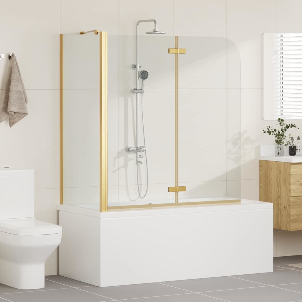 Cabina doccia Vidaxx oro 120 x 68 x 130 cm vetro ESG e alluminio