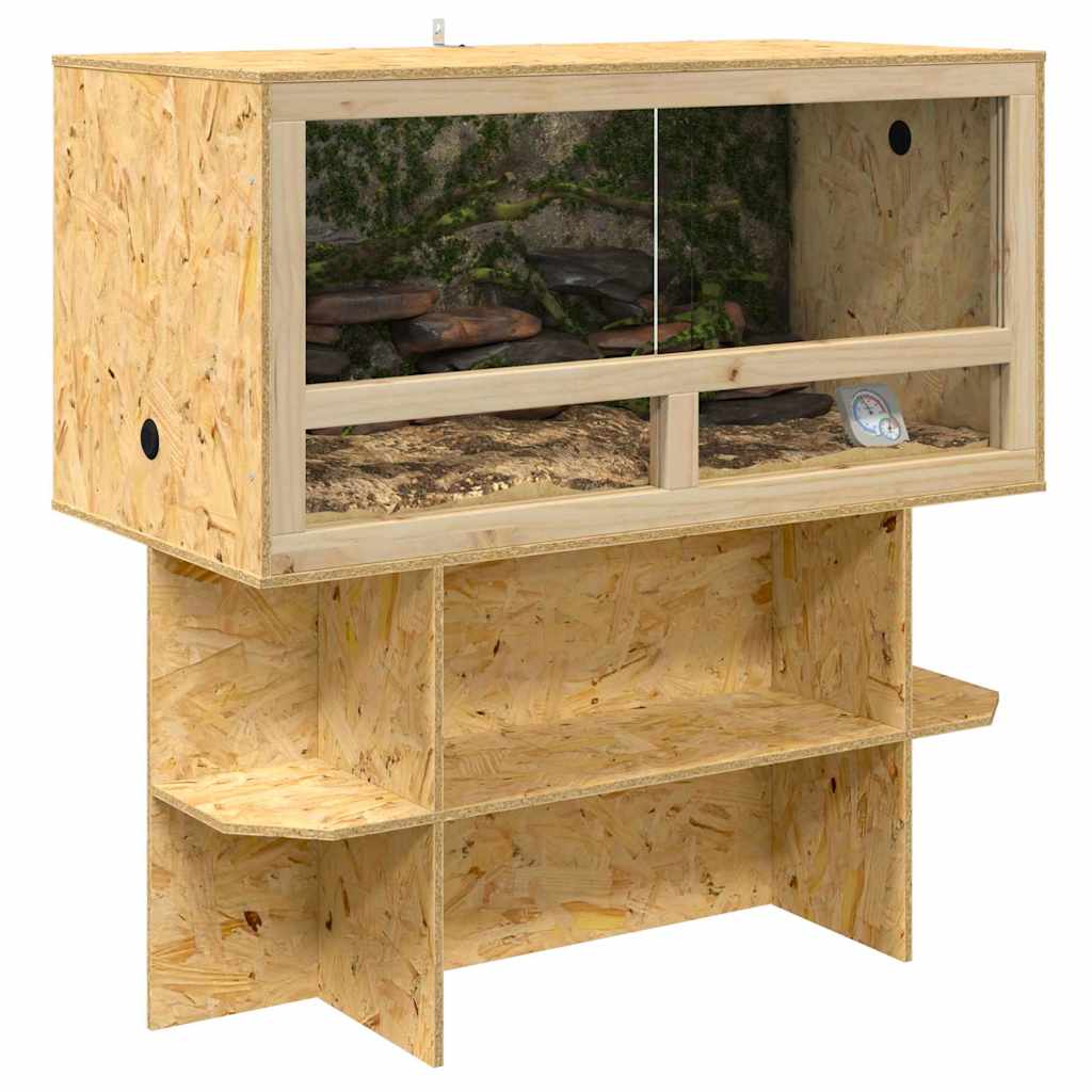 Base per terrario Vidaxl marrone 100 x 50 x 50 cm osb