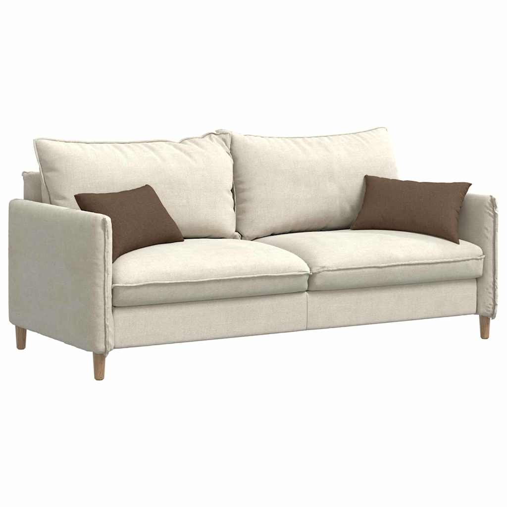 Cuscini per divano VidaXL 2 pezzi in tessuto marrone 50 x 30 cm