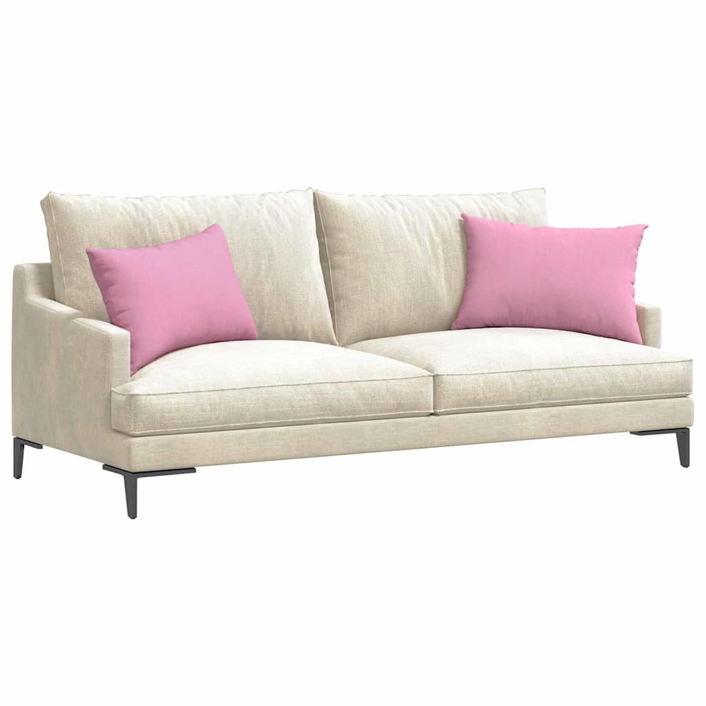 Cuscini per divano VidaXL 2 pezzi in tessuto rosa 60 x 40 cm