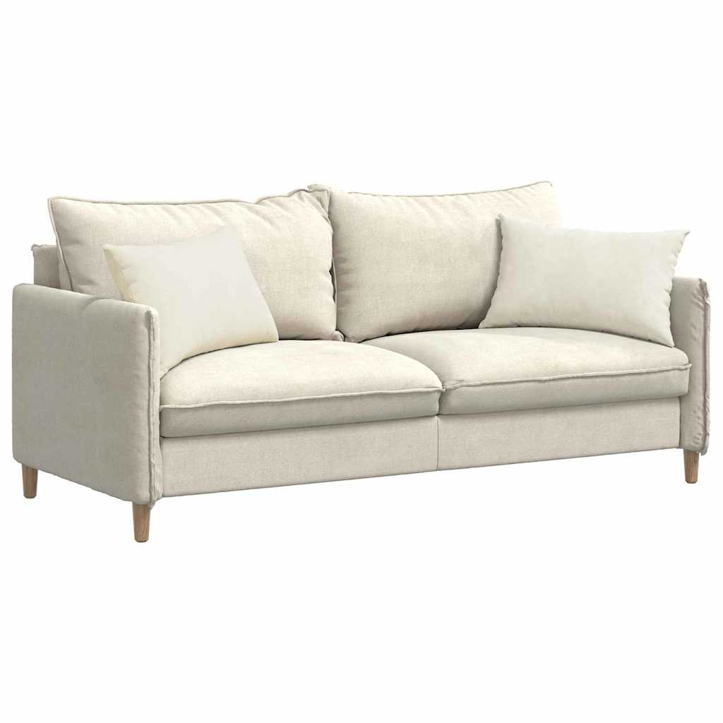VidaXL cojines de sofá 2 piezas crema 60 x 40 cm tela de pana