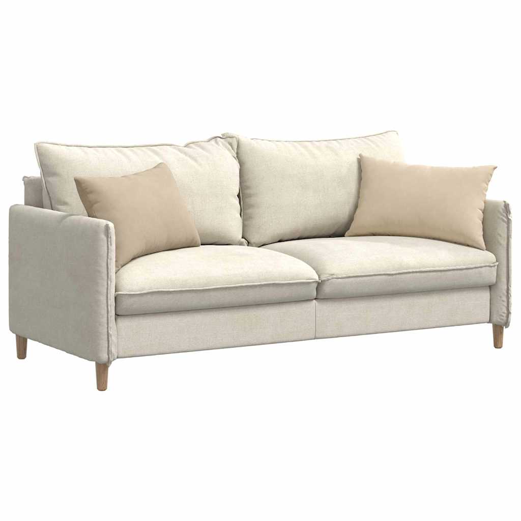 Cuscini per divano VidaXL 2 pezzi in tessuto crema 60 x 40 cm