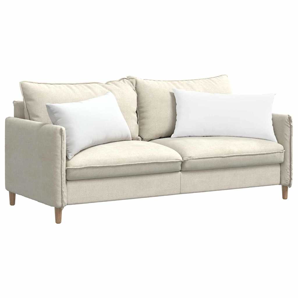 VidaXL cojines de sofá 2 piezas blanco 80 x 40 cm tela