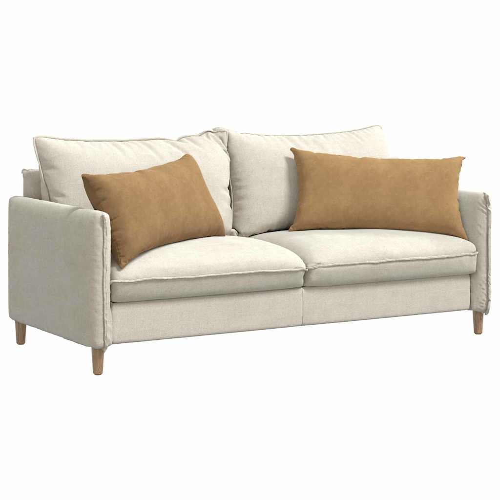 Cuscini per divano VidaXL 2 pezzi in tessuto a corda marrone 80 x 40 cm