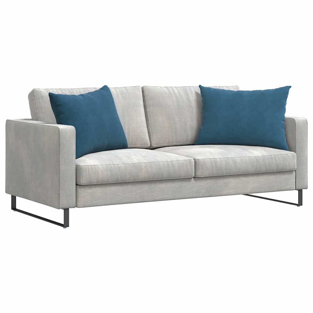 Cuscini per divano VidaXL 2 pezzi in tessuto a corda blu 70 x 50 cm