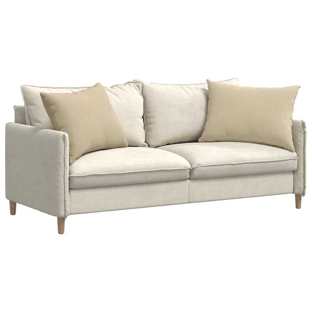 Cuscini per divano VidaXL 2 pezzi in tessuto crema 70 x 50 cm