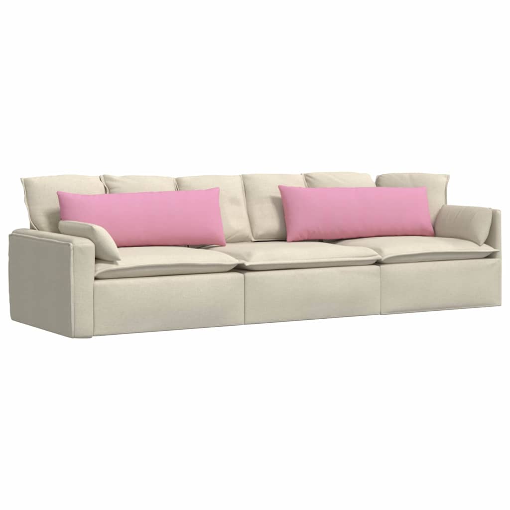 Cuscini per divano VidaXL 2 pezzi in tessuto rosa 120 x 40 cm