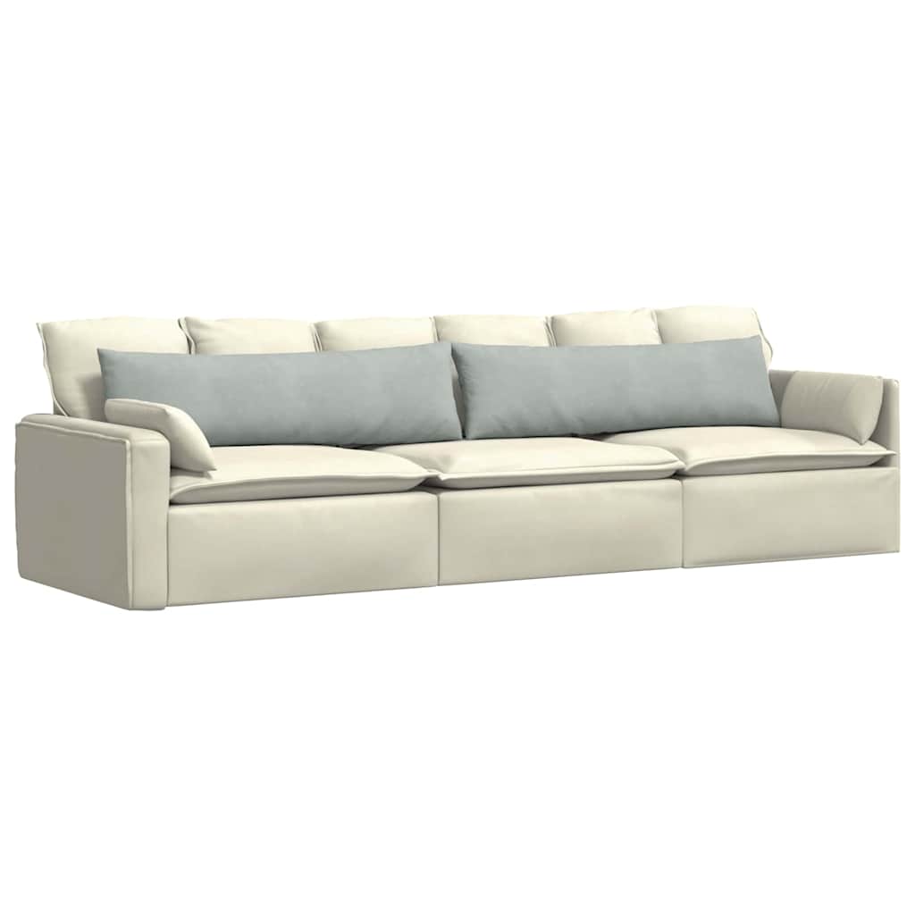 VidaXL cojines de sofá 2 piezas gris claro 145 x 40 cm tela de pana