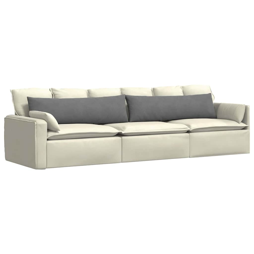 Cuscini per divano VidaXL 2 pezzi in tessuto grigio scuro 145 x 40 cm