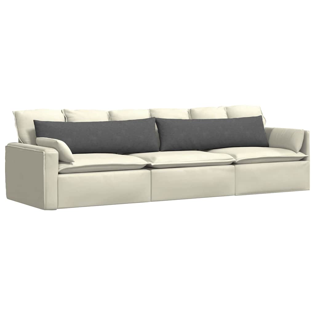 Cuscini per divano VidaXL 2 pezzi in tessuto a corde grigio scuro 145 x 40 cm