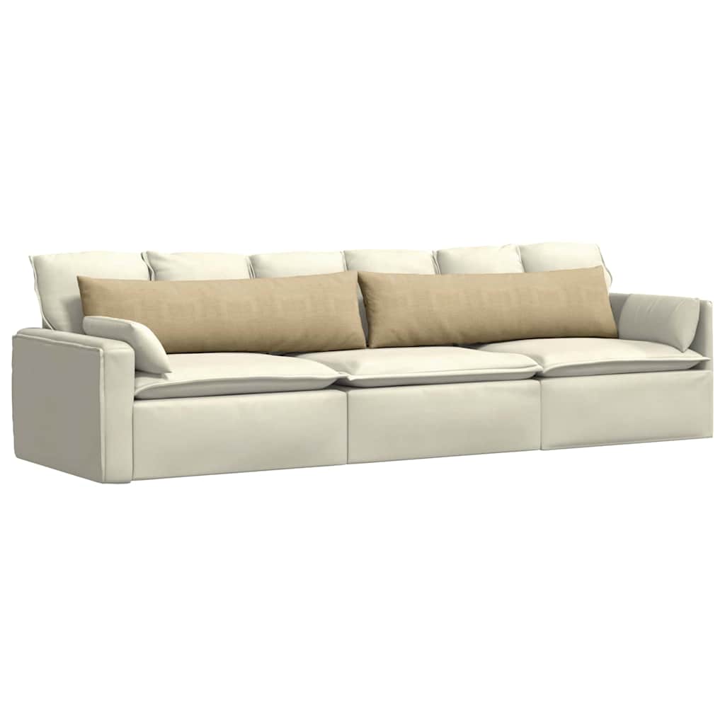 Cuscini per divano VidaXL 2 pezzi grigio verde 145 x 40 cm in tessuto a corde
