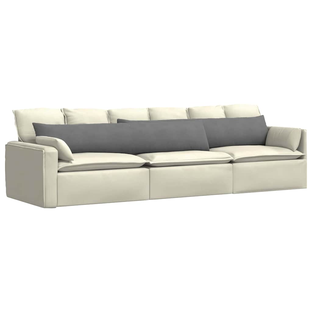 VidaXL cojines de sofá 2 piezas tela gris oscuro 200 x 40 cm