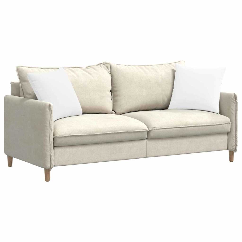Cuscini per divano VidaXL 2 pezzi in tessuto bianco 45 x 45 cm