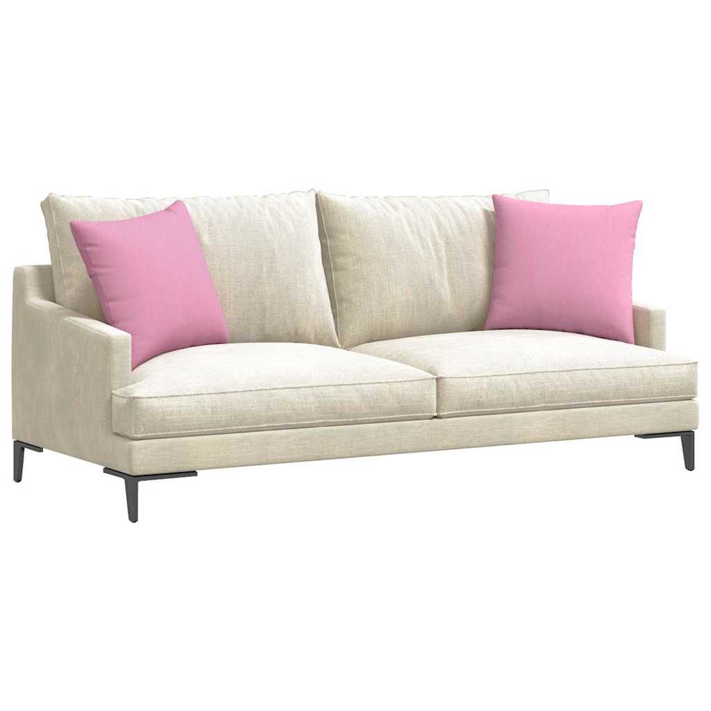 Cuscini per divano VidaXL 2 pezzi in tessuto rosa 45 x 45 cm