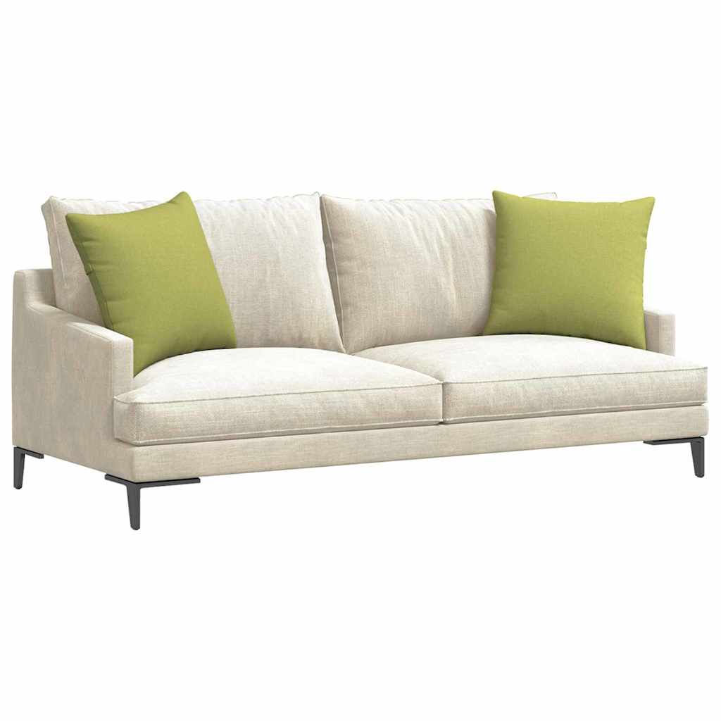 Cuscini per divano VidaXL 2 pezzi in tessuto verde chiaro 50 x 50 cm
