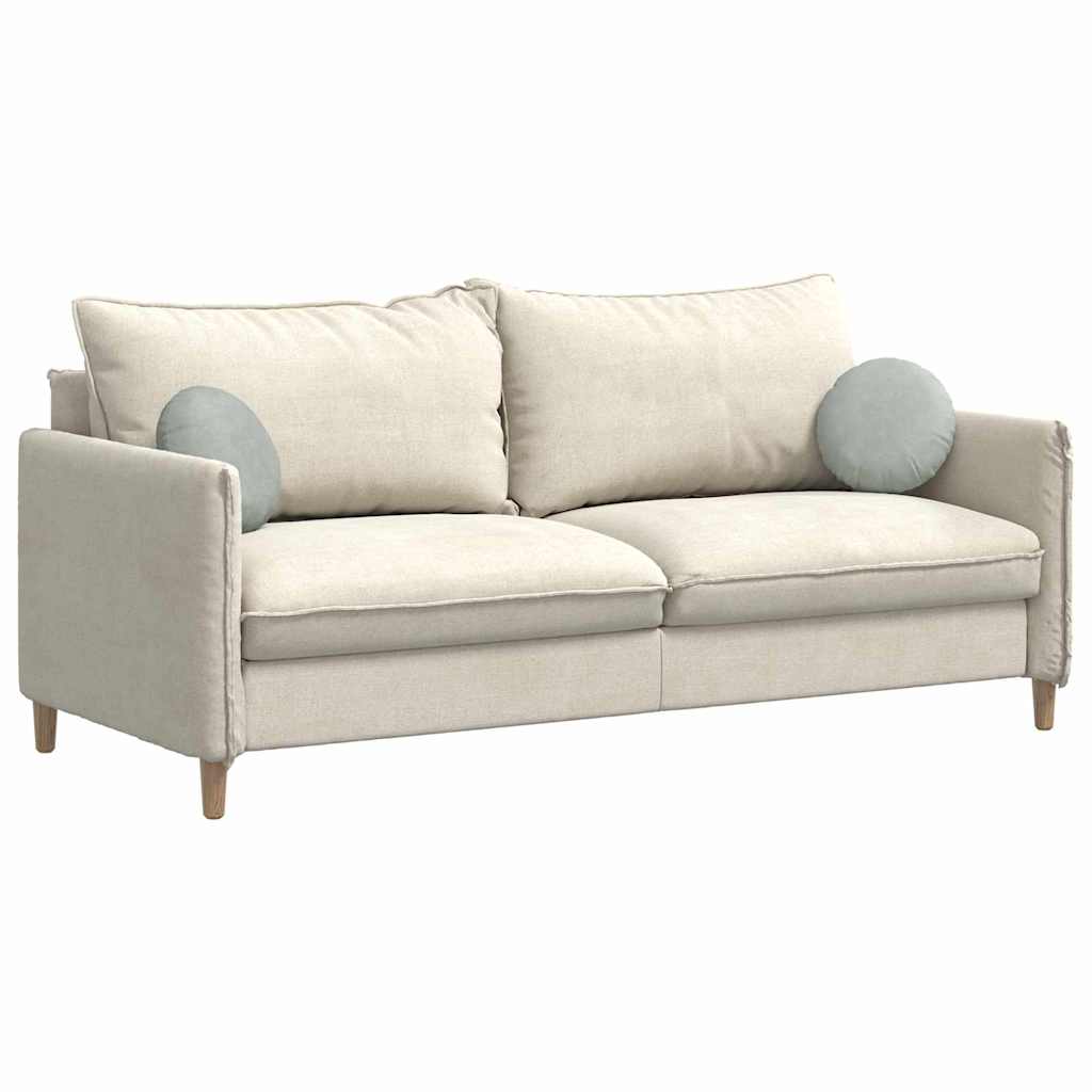 Cuscini seduta Vidaxx 2 pezzi grigio chiaro ø 40 x 13 cm velluto
