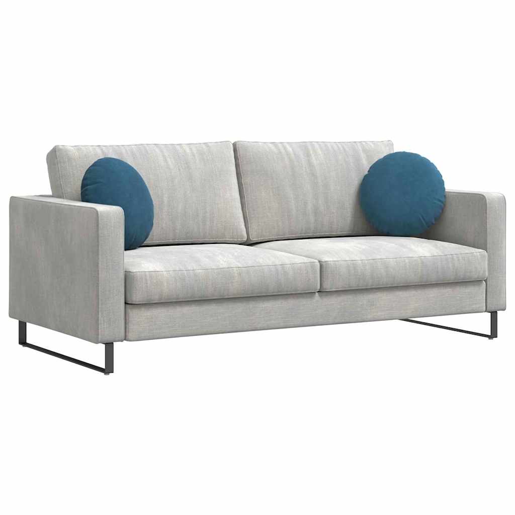 Cuscini seduta Vidaxx 2 pezzi blu ø 40 x 13 cm velluto