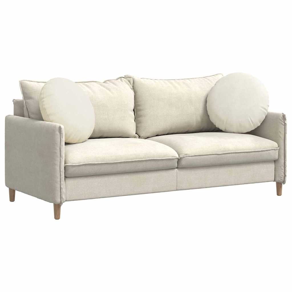 Cuscini seduta Vidaxx 2 pezzi crema ø 40 x 13 cm velluto