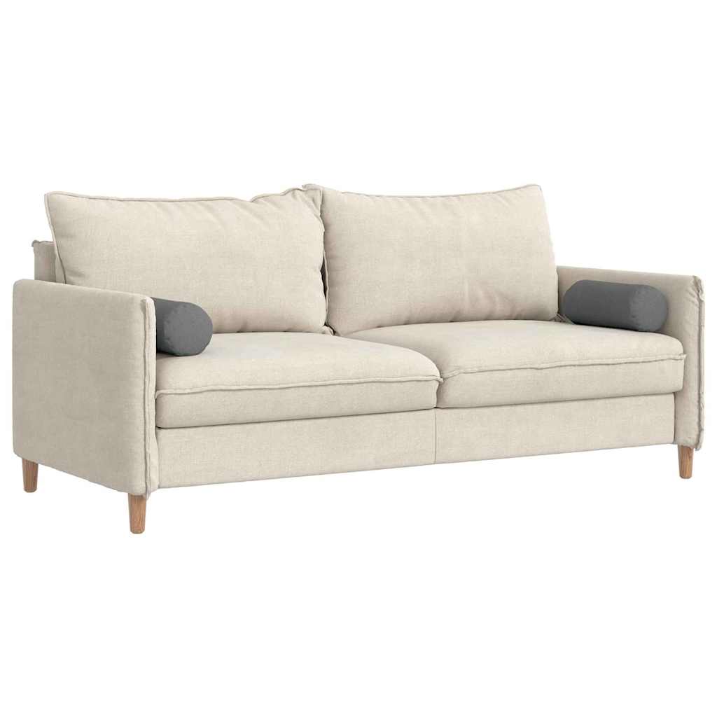 Cuscini a rullo VidaXL 2 pezzi in tessuto grigio scuro ø 15 x 40 cm