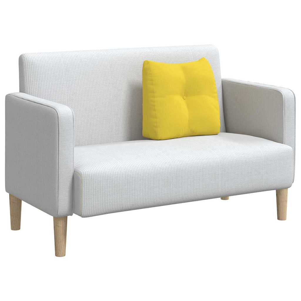 Cuscino schienale Vidaxx in tessuto giallo chiaro 45 x 24 x 50 cm
