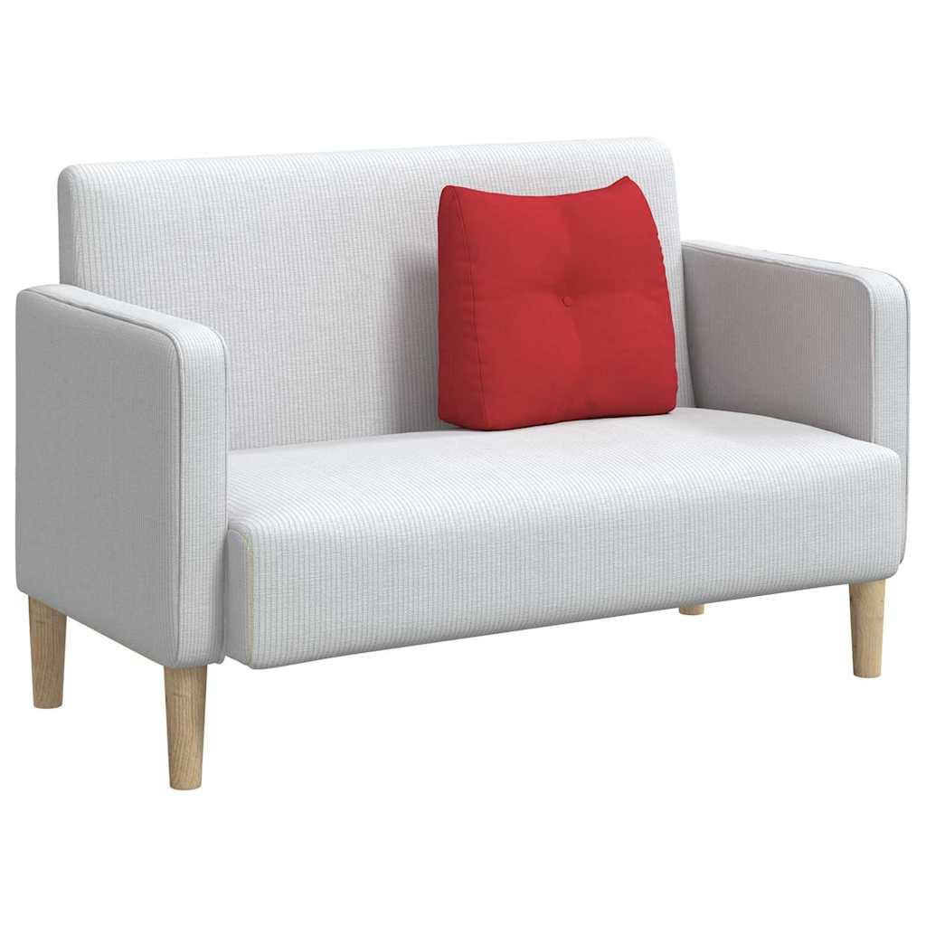 Cuscino schienale Vidaxx tessuto rosso 45 x 24 x 50 cm
