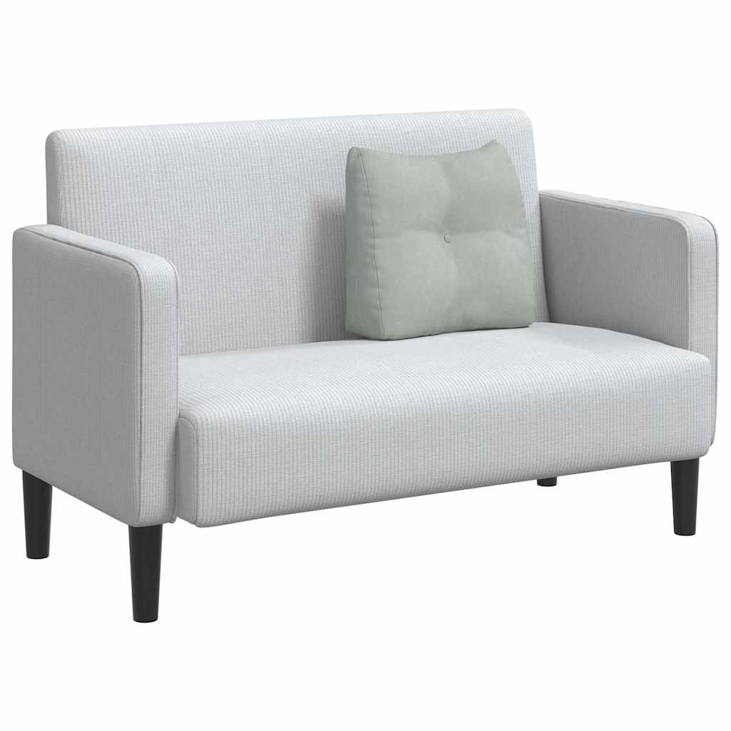Cuscino schienale Vidaxx grigio chiaro 45 x 24 x 50 cm in velluto