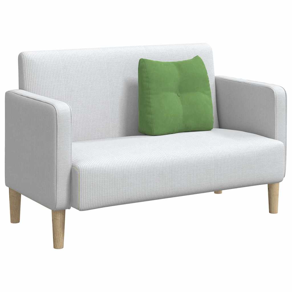 Vidaxx cojín de respaldo verde claro 45 x 24 x 50 cm terciopelo