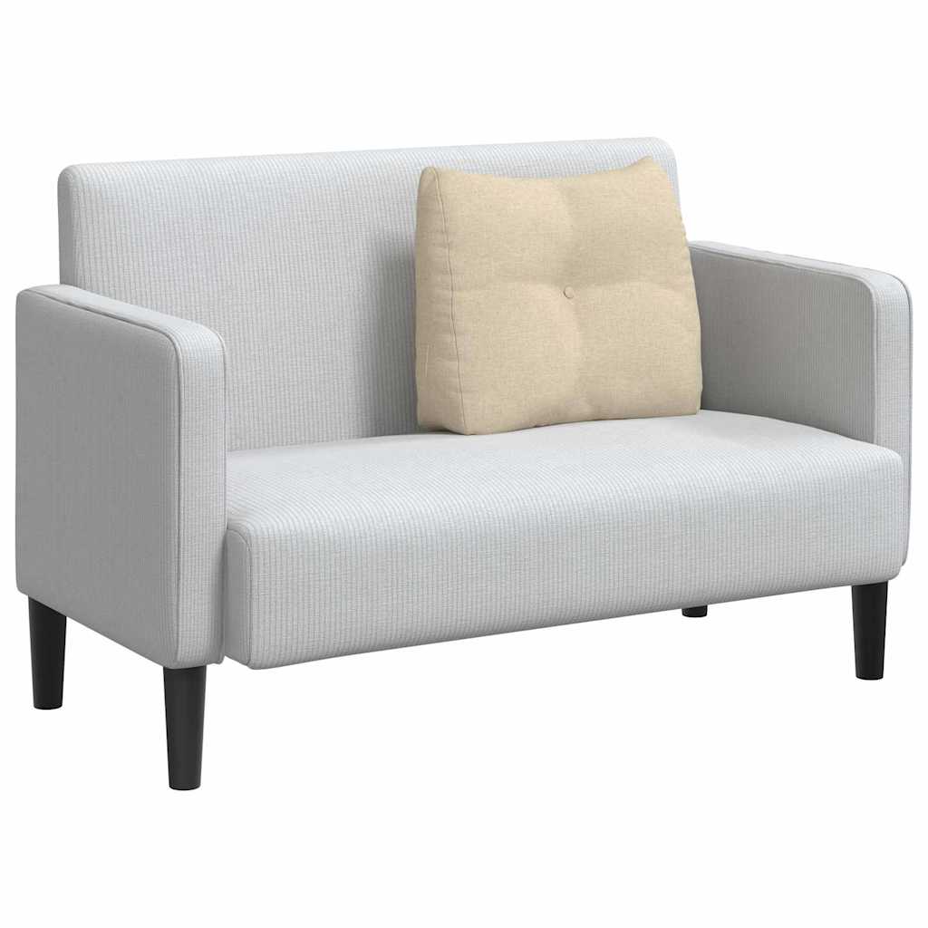 Cuscino schienale Vidaxx in tessuto color crema 60 x 24 x 50 cm