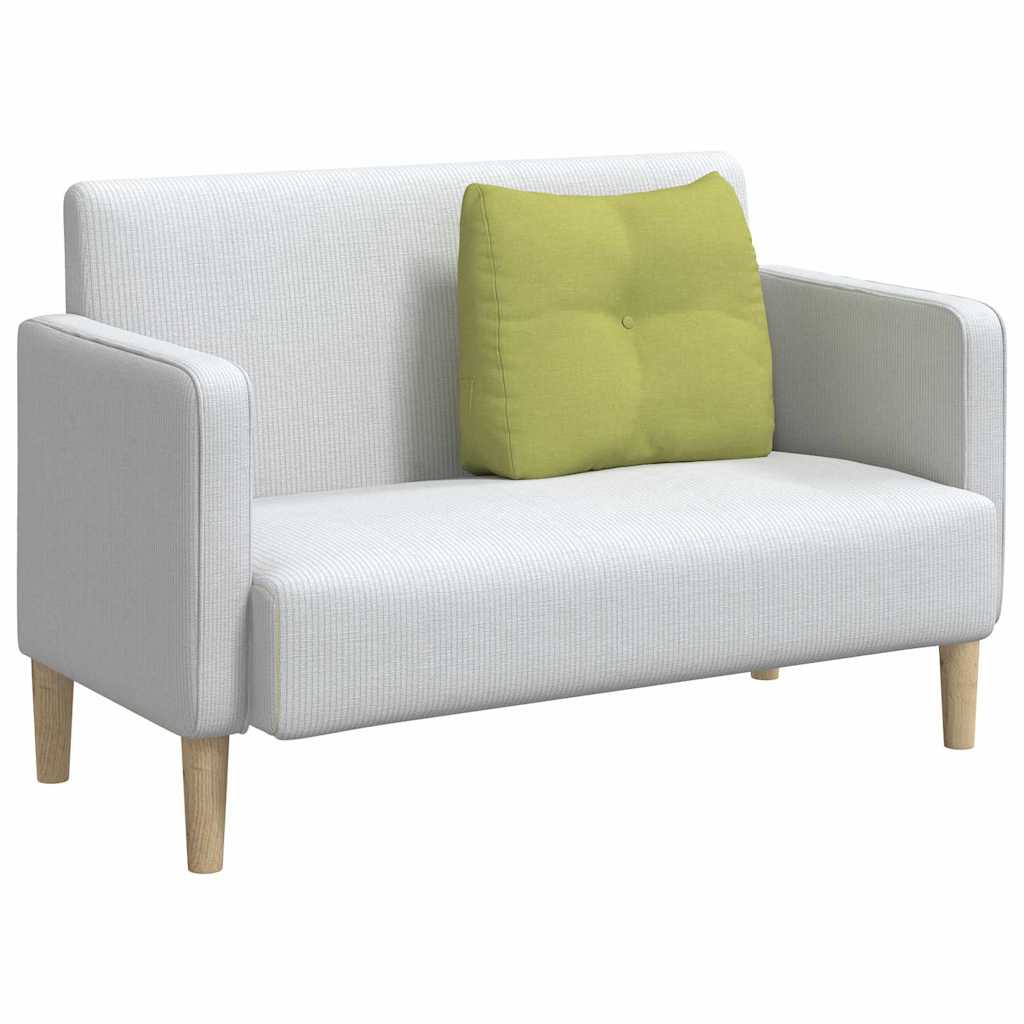 Cuscino schienale VidaXL in tessuto verde chiaro 60 x 24 x 50 cm