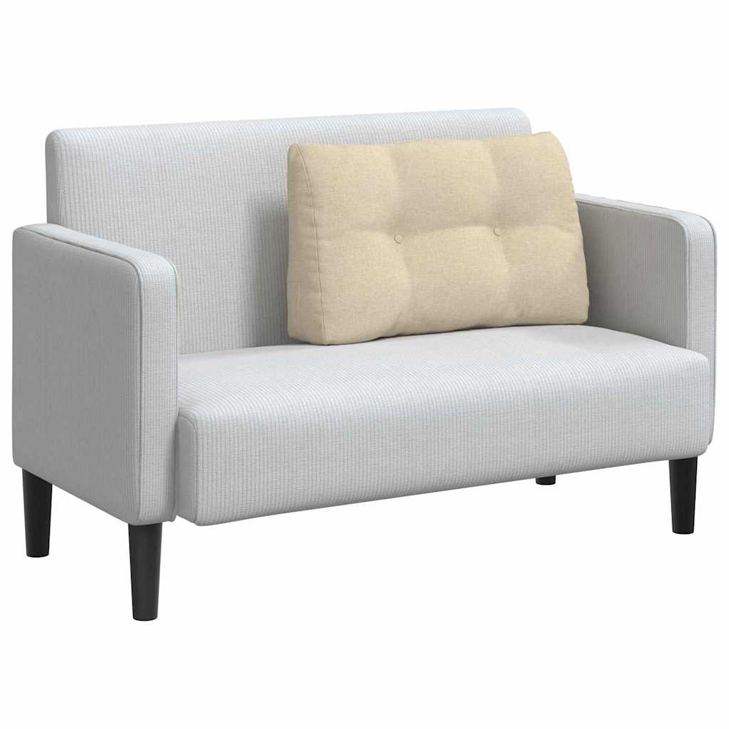 Cuscino schienale Vidaxx in tessuto color crema 80 x 24 x 50 cm