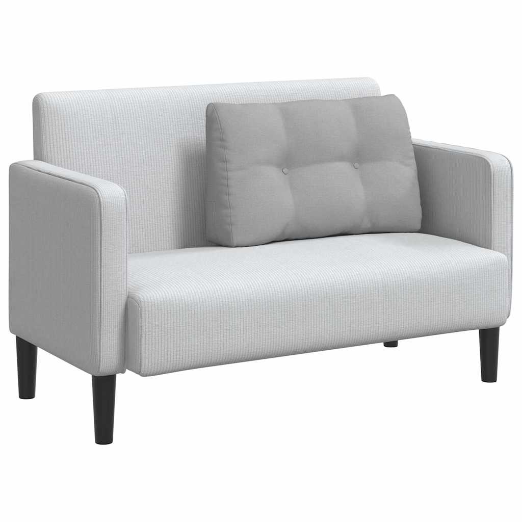 Cuscino schienale Vidaxx tessuto grigio nuvola 80 x 24 x 50 cm