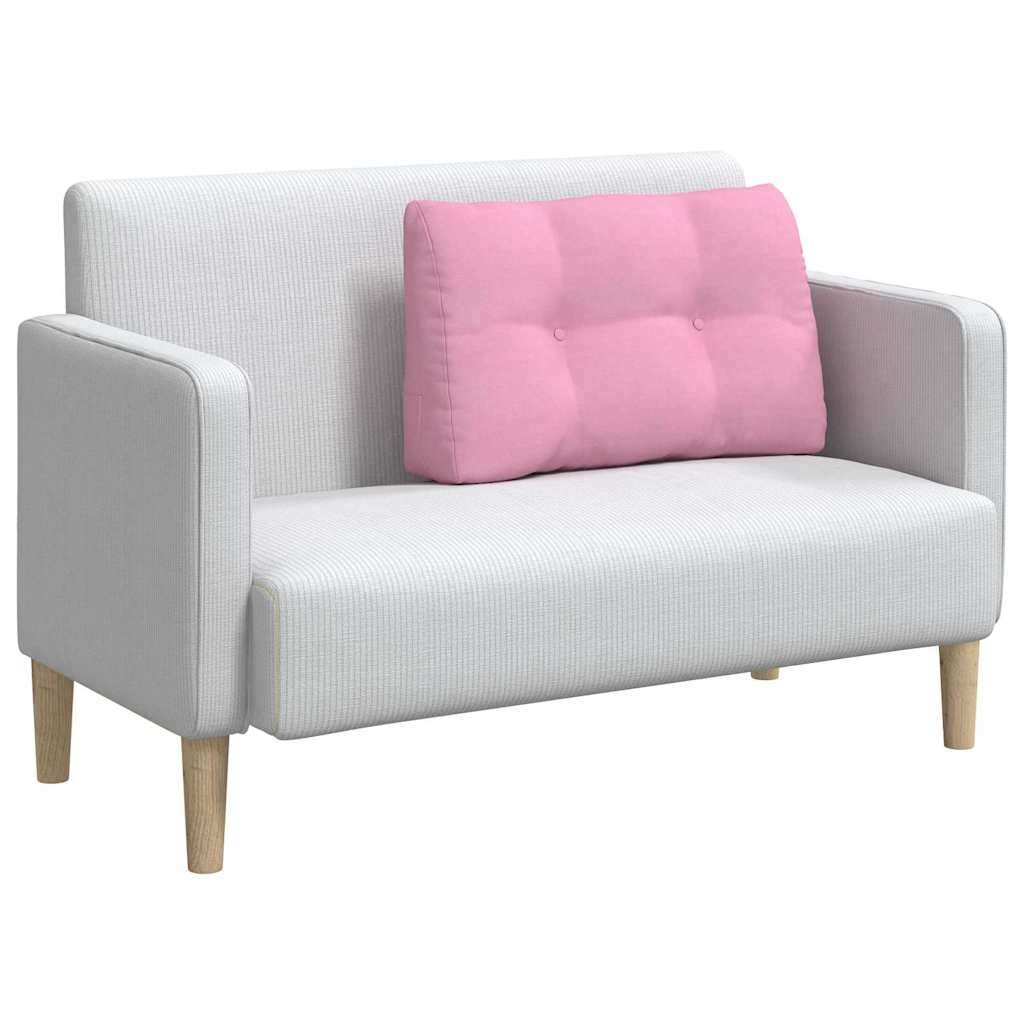 Cuscino schienale Vidaxx in tessuto rosa 80 x 24 x 50 cm