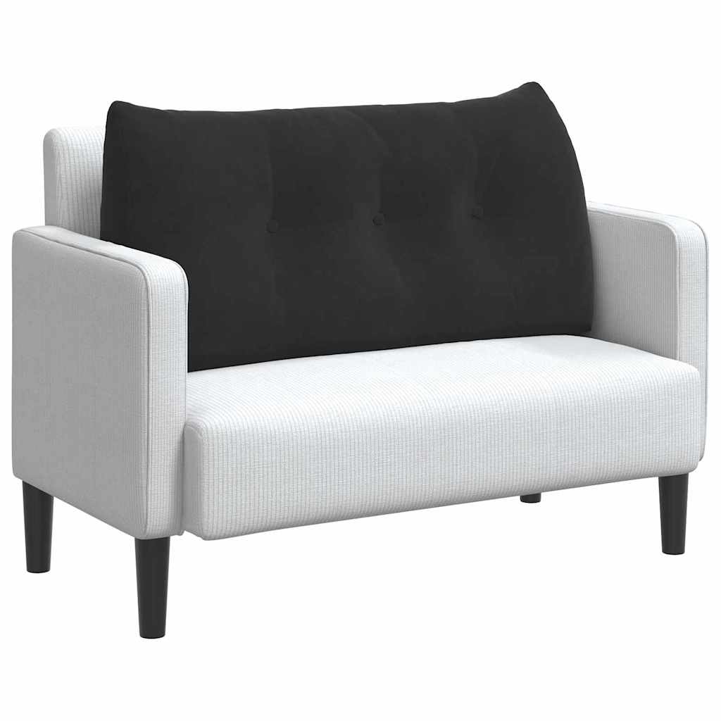 Cuscino schienale Vidaxx nero 100 x 24 x 50 cm velluto
