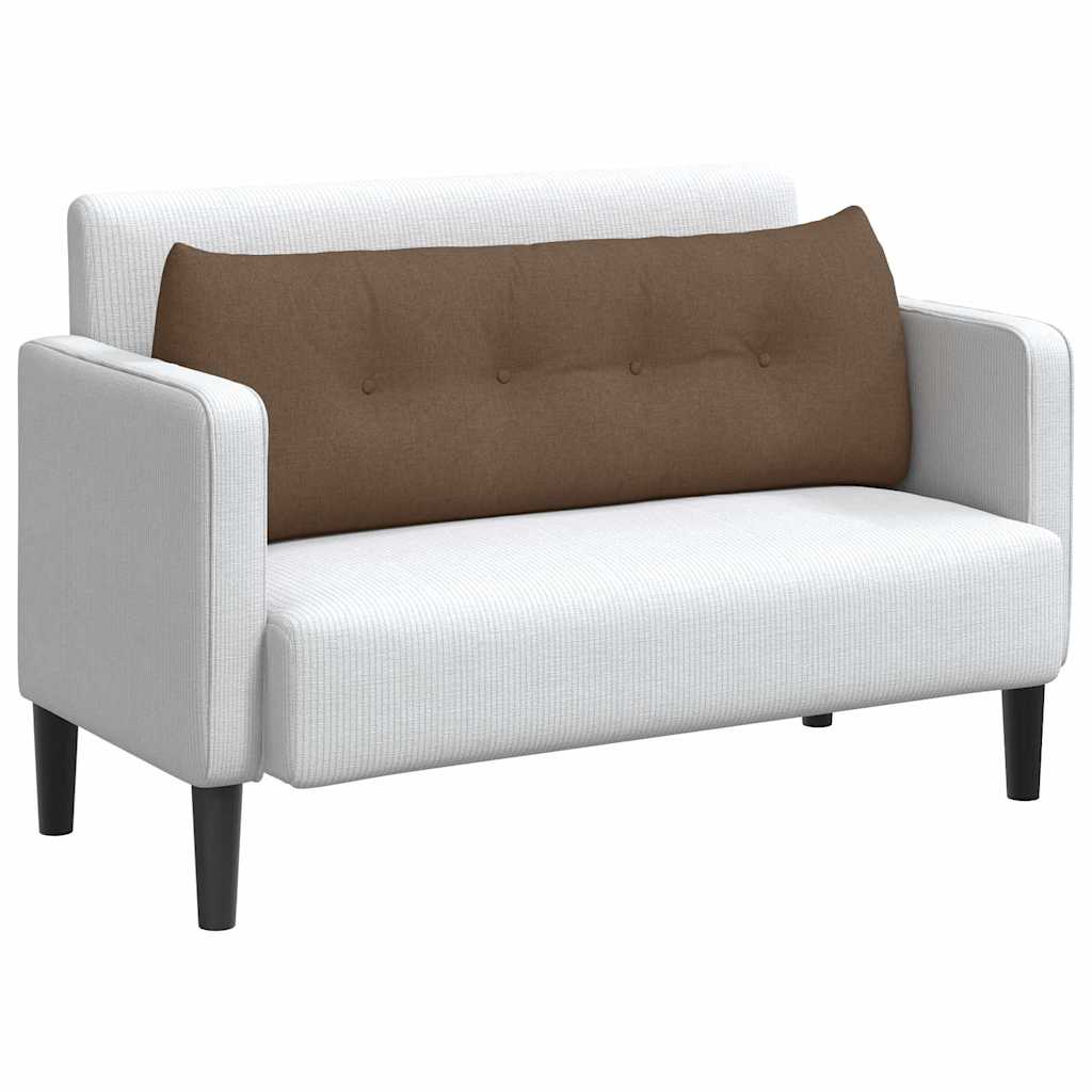Cuscino schienale Vidaxx tessuto marrone 140 x 24 x 50 cm