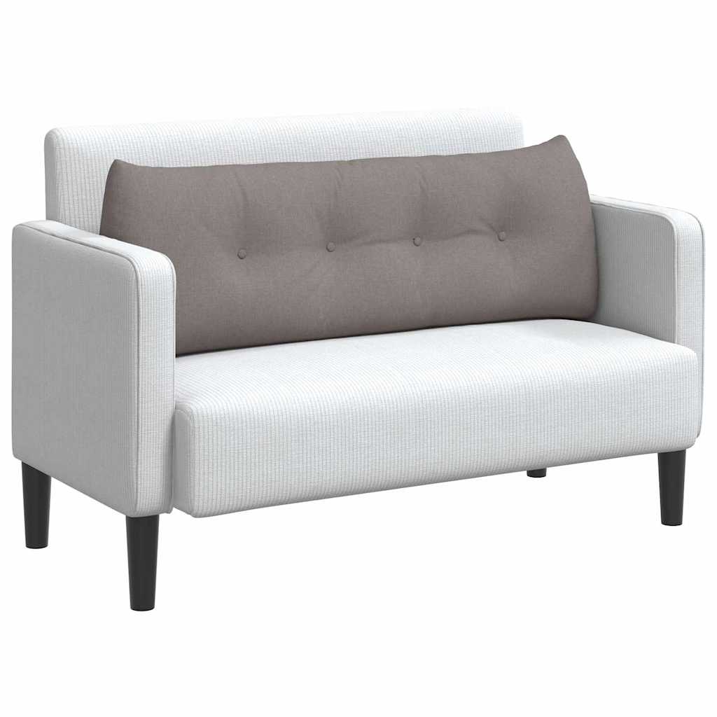 Cuscino schienale Vidaxx tessuto tortora 140 x 24 x 50 cm