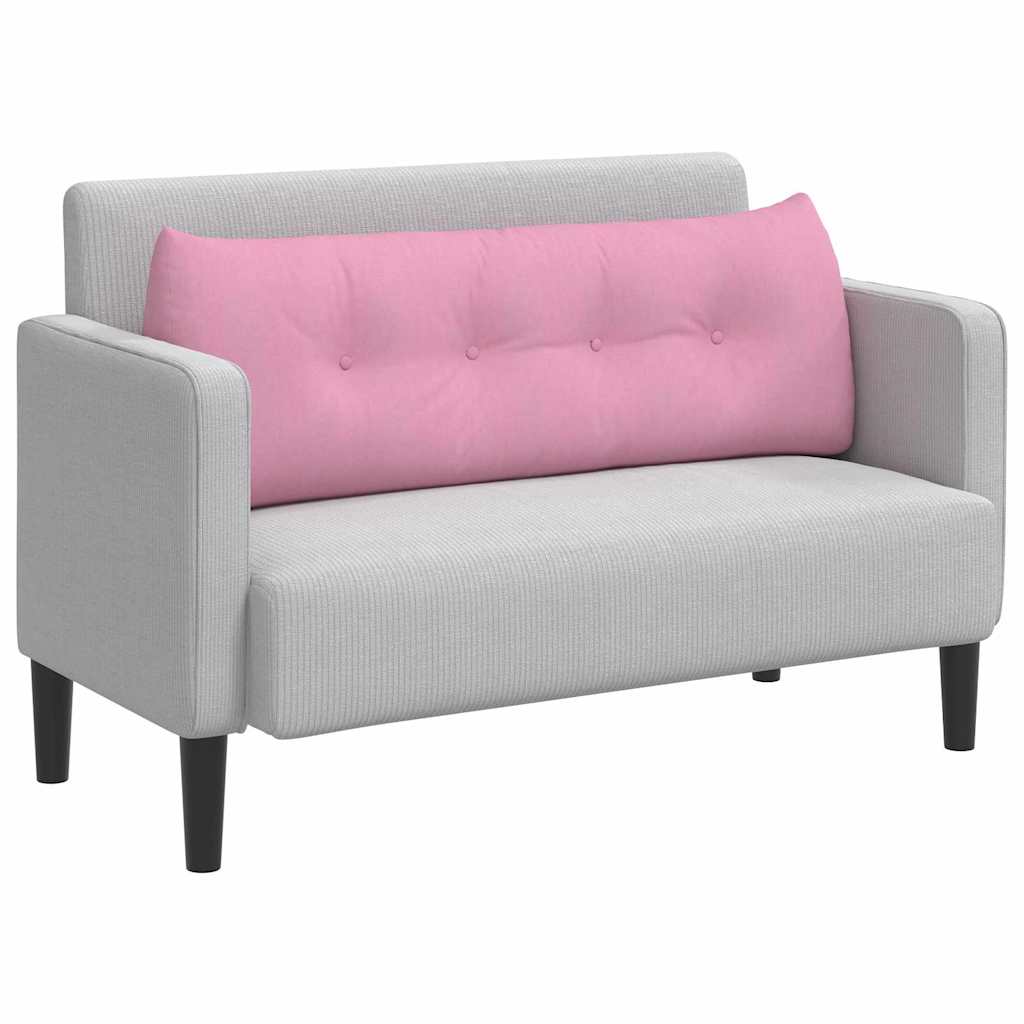 Cuscino schienale Vidaxx in tessuto rosa 140 x 24 x 50 cm