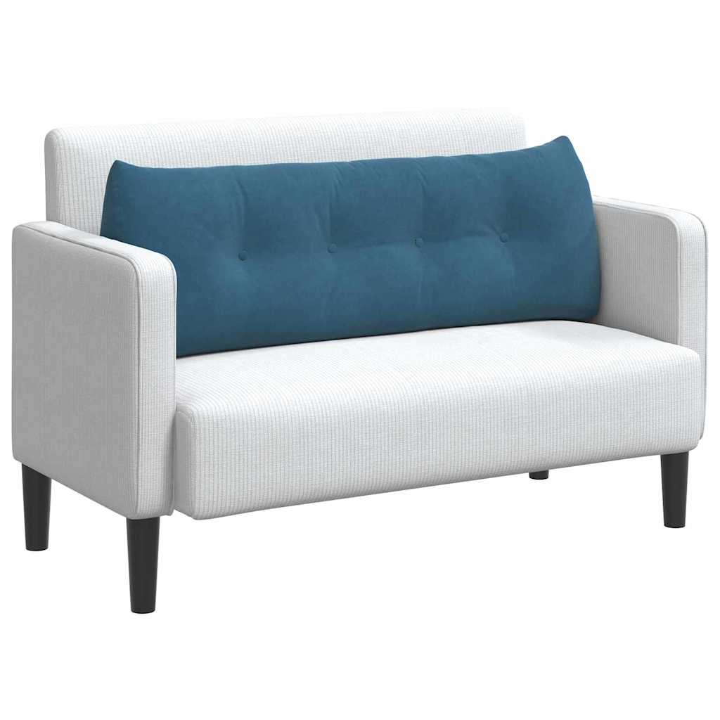 Cuscino schienale Vidaxx blu 140 x 24 x 50 cm in velluto