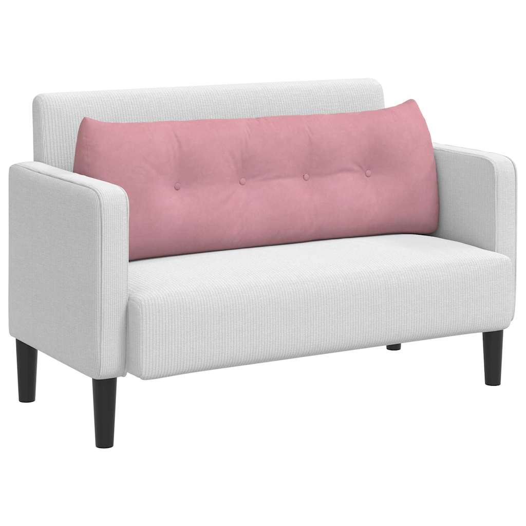 Cuscino schienale Vidaxx rosa 140 x 24 x 50 cm in velluto